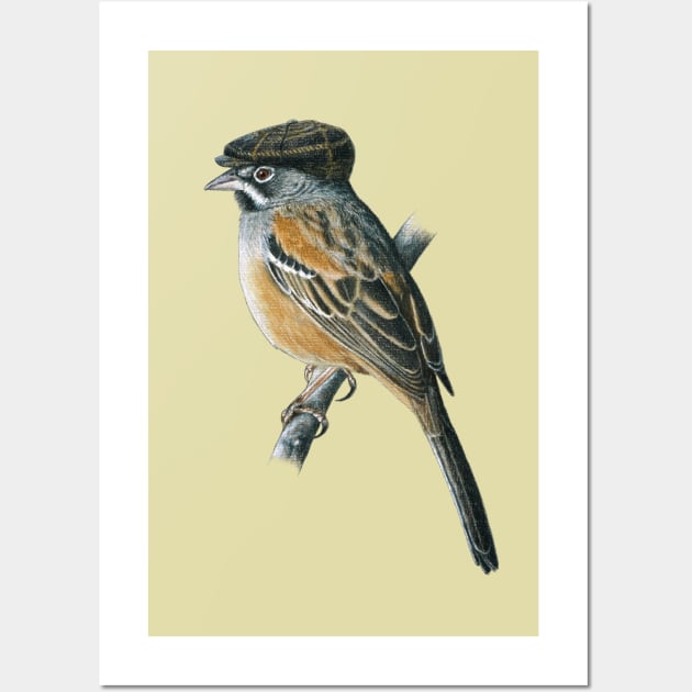 Bridled Sparrow Wall Art by Mikhail Vedernikov